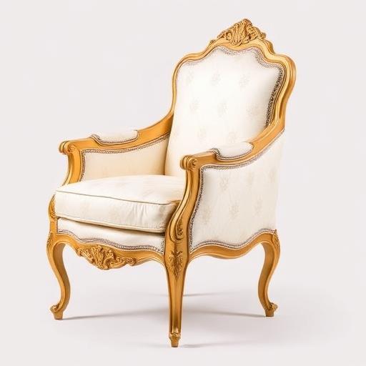 Set of six Louis XV style fauteuils