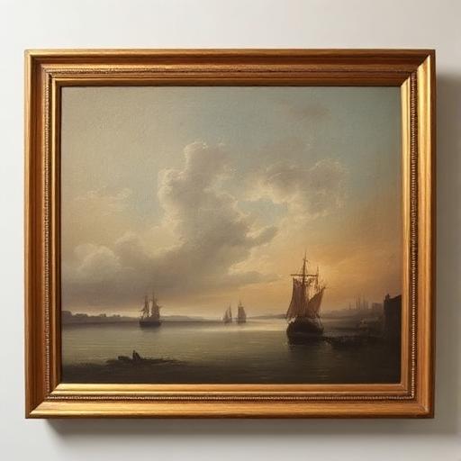 Old Master oil on panel, attributed to circle of Jan van Goyen